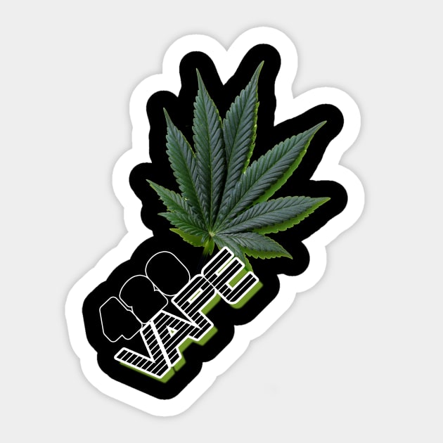 420 VAPE Sticker by Dark Humor Apparel